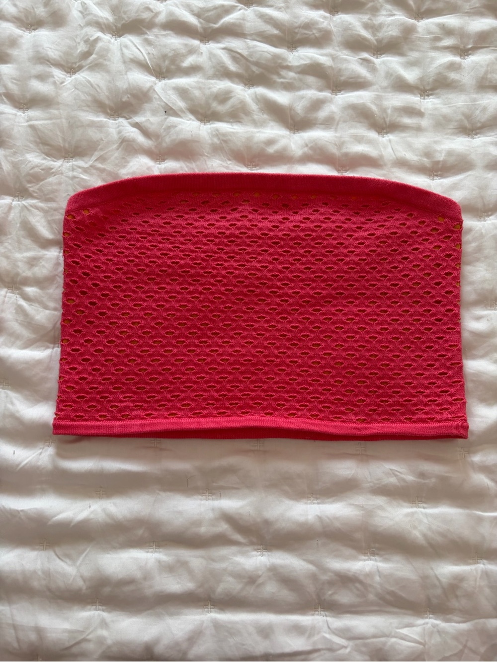 aerie Pink and Orange Knit Bandeau